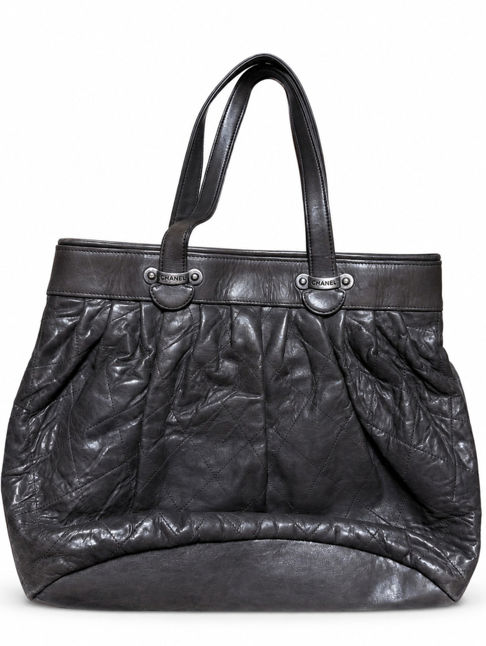 Chanel  Ruched Quilted Tote - Picture 2 of 2